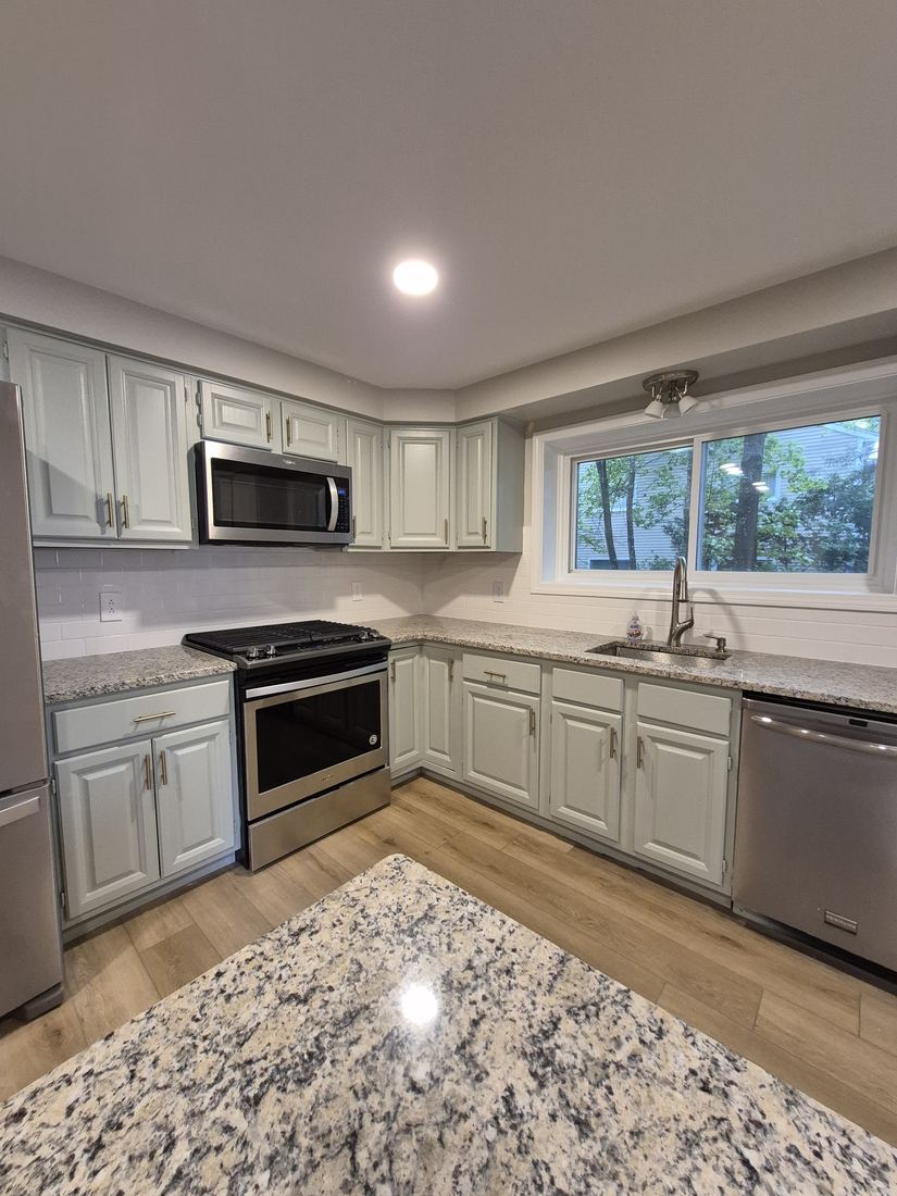 Kitchen in Salem, MA after interior painting