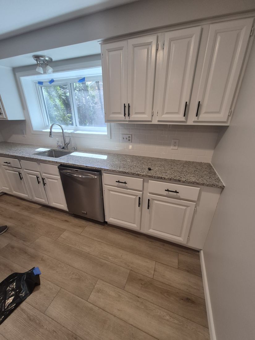 Kitchen in Salem, MA before interior painting
